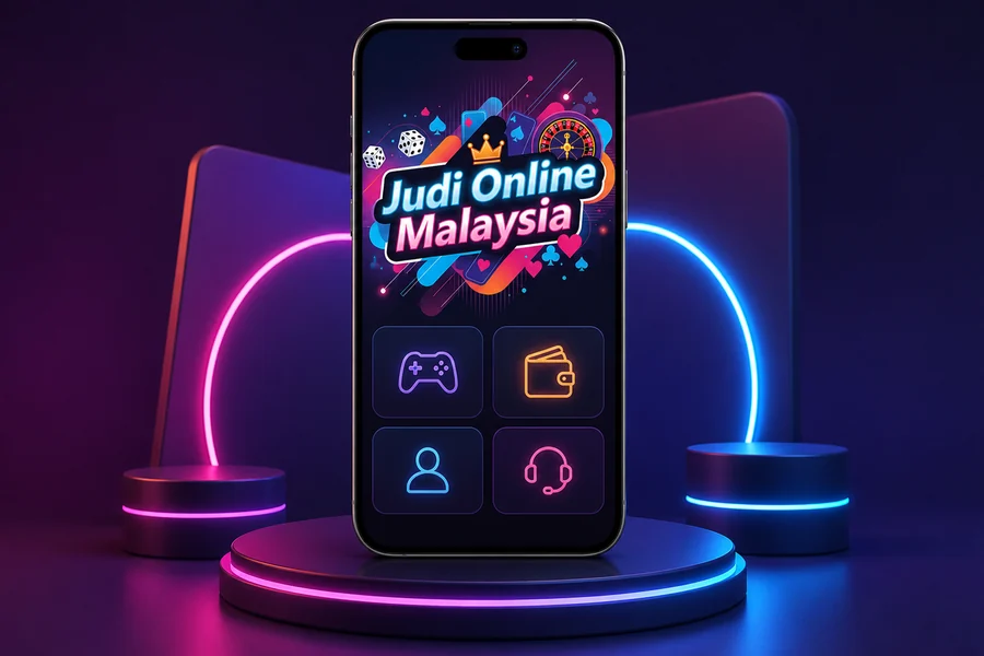 Paparan aplikasi atau laman mudah alih Judi Online Malaysia