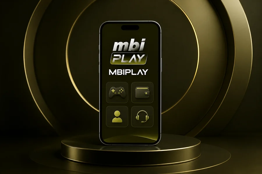 Paparan aplikasi atau laman mudah alih Mbiplay