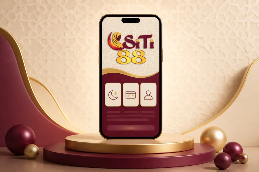 Paparan aplikasi atau laman mudah alih Siti88