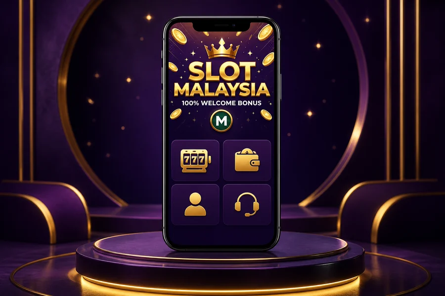 Paparan aplikasi atau laman mudah alih Slot Malaysia