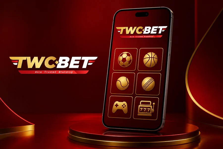 Paparan aplikasi atau laman mudah alih Twcbet